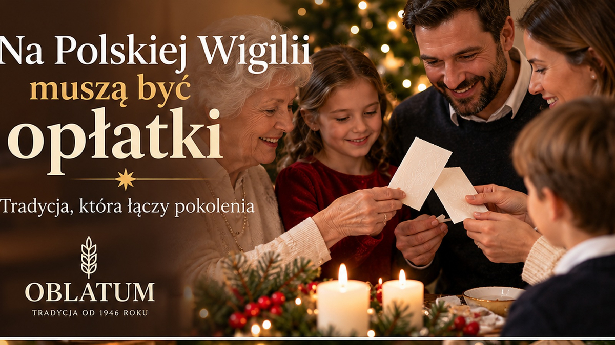 Na polskiej Wigilii muszą być opłatki