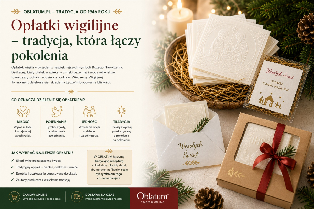 Opłatki wigilijne – tradycja, symbolika i poradnik wyboru na Boże Narodzenie